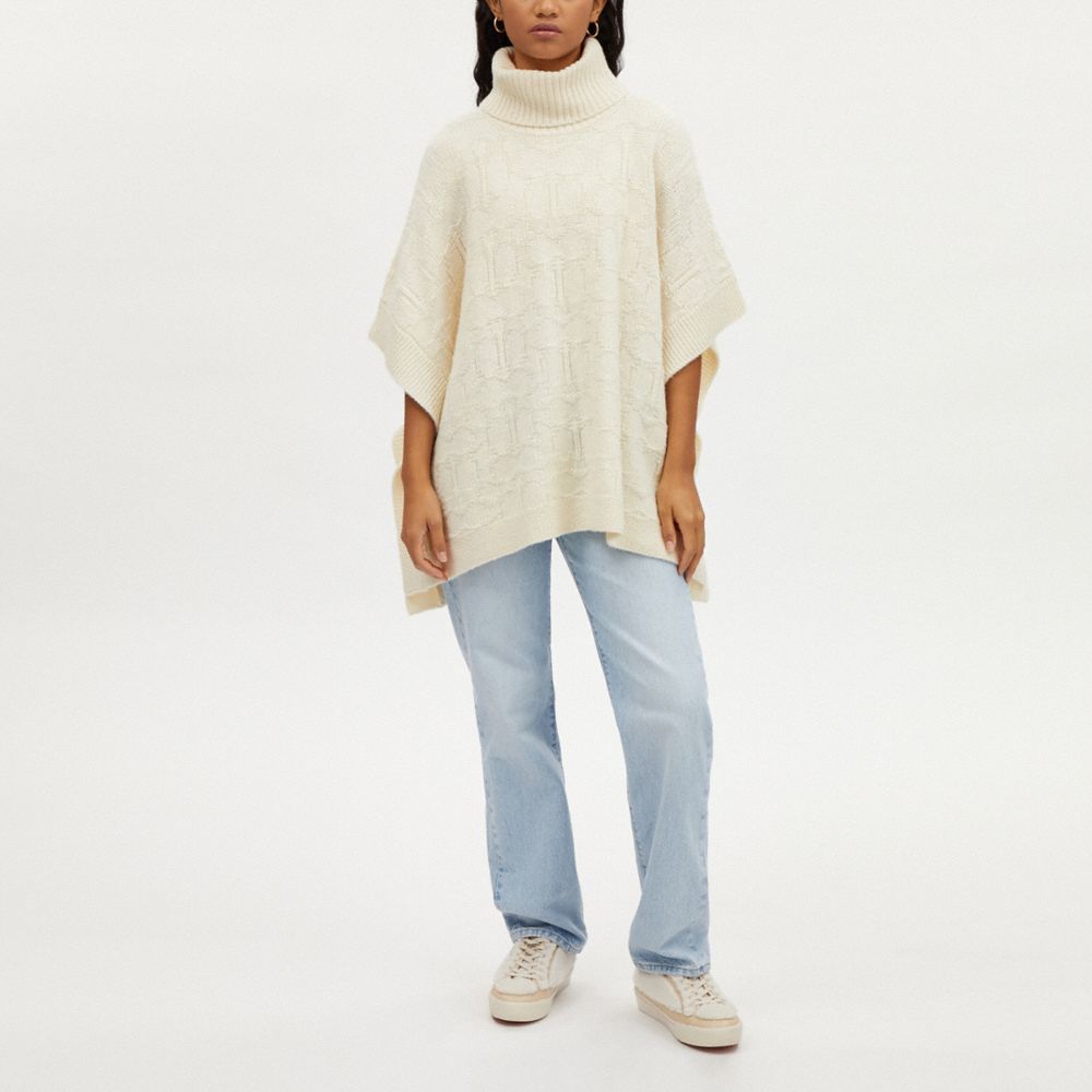 Signature Knit Poncho