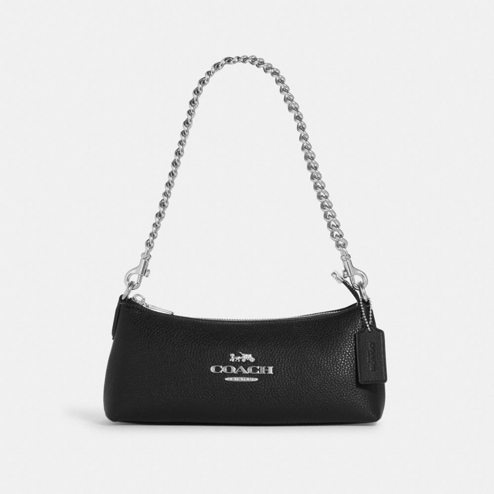 Charlot Canvas Crossbody Bag - Black