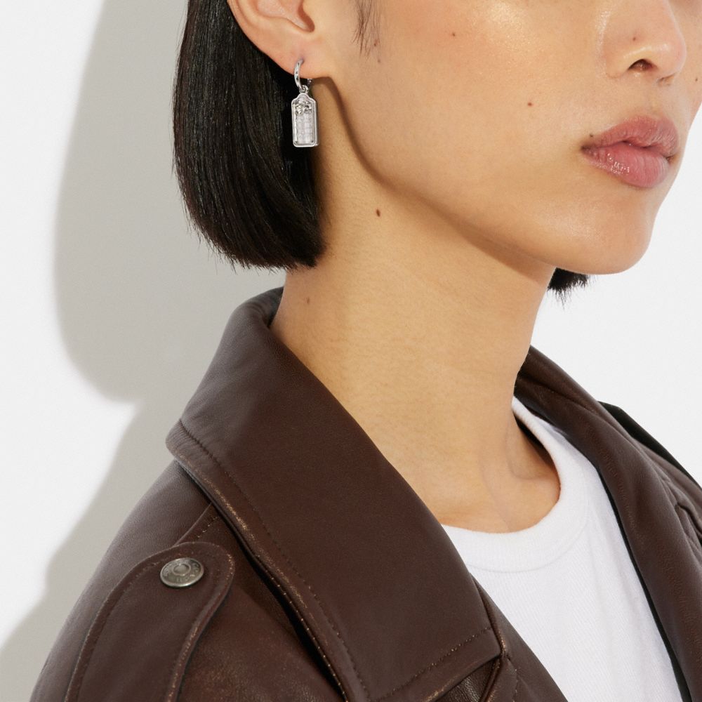 公式】COACH – コーチ | シグネチャー ハングタグ ハギー ピアス