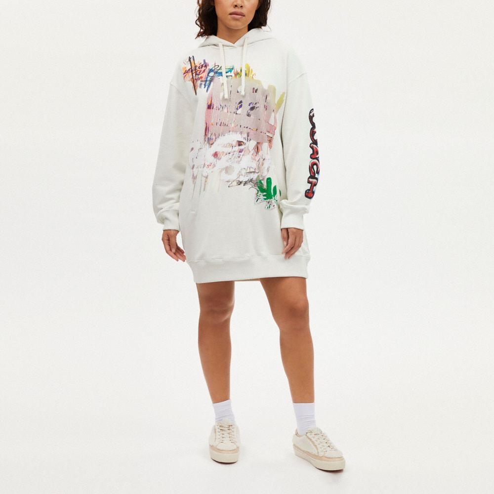 Coach X Mint Serf Hoodie Dress