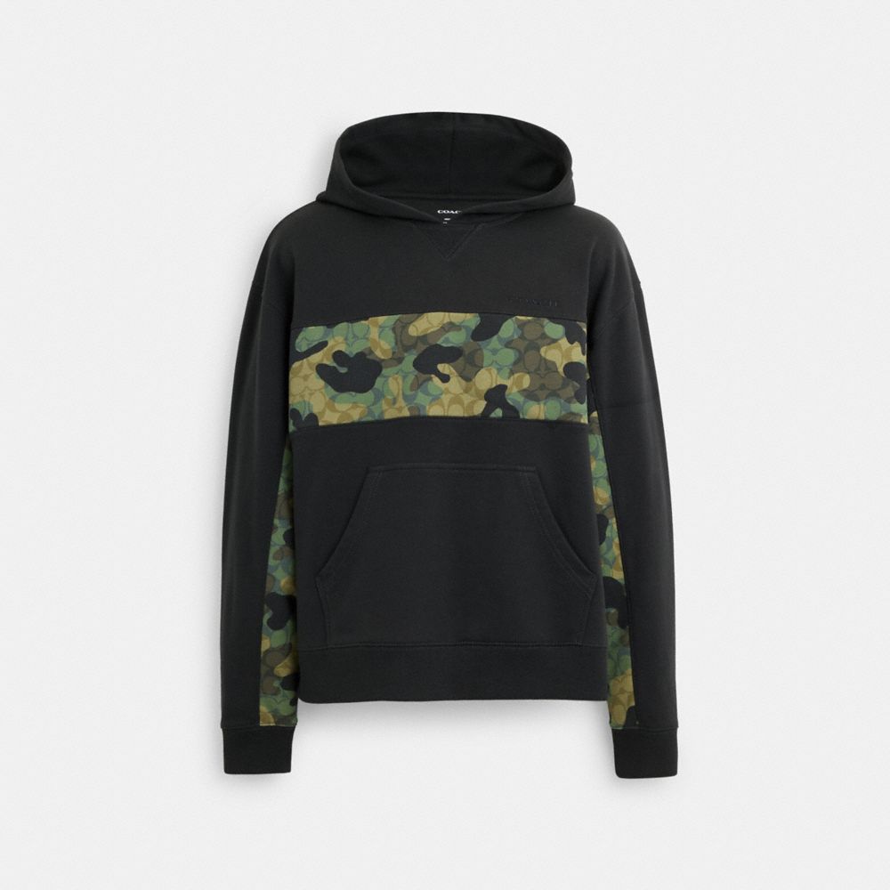 COACH®  Camo Hoodie