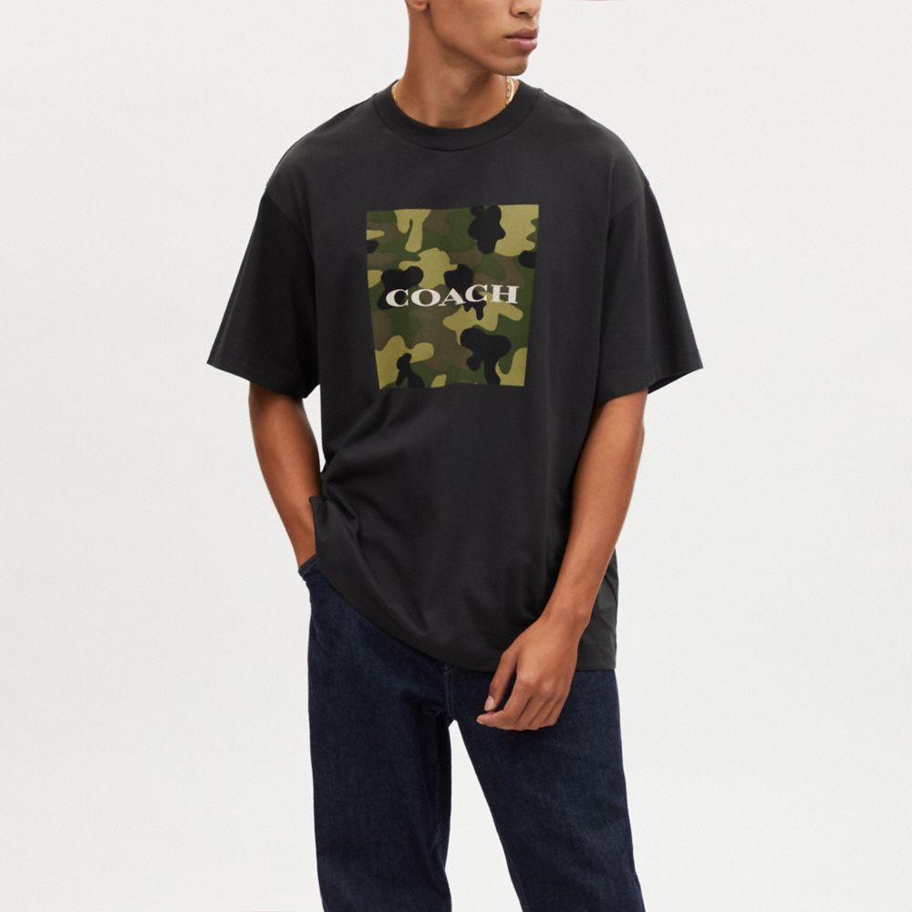 COACH®,T-SHIRT CAMOUFLAGE,Camouflage,Scale View