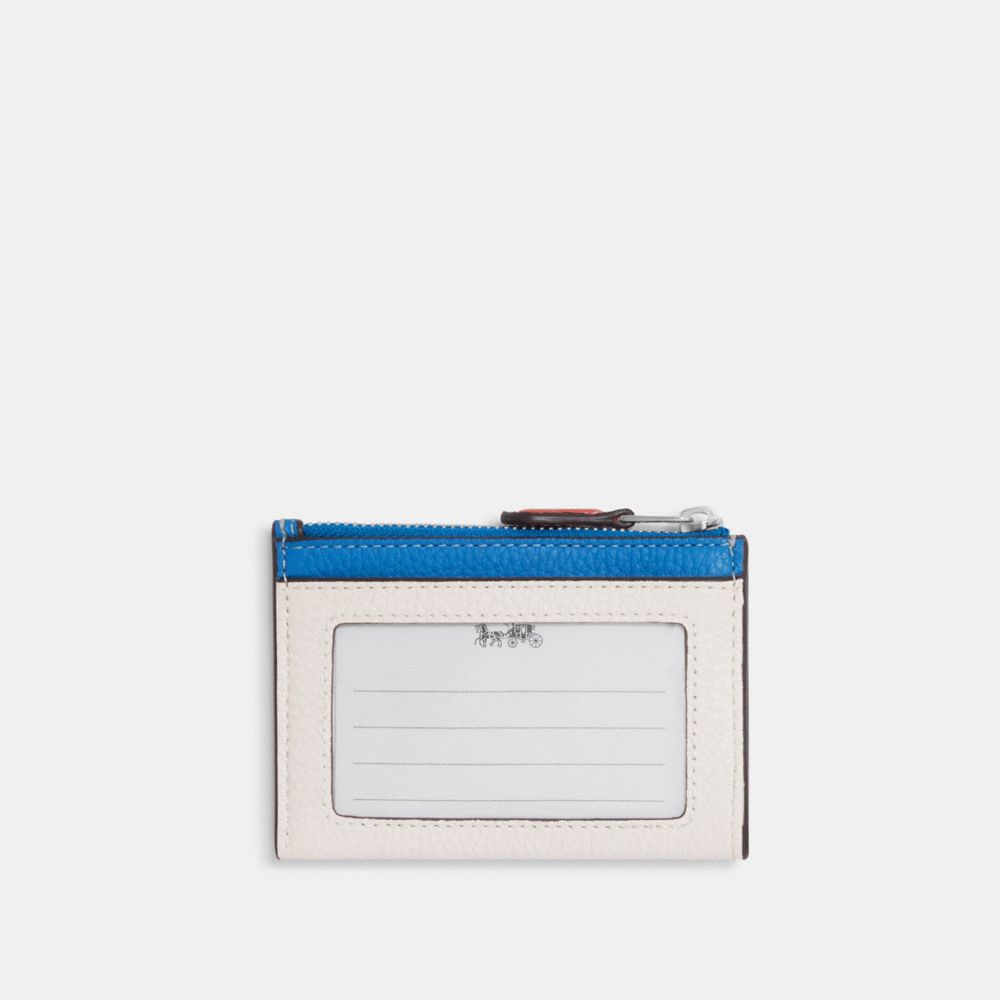 COACH®,Mini Skinny Id Case In Colorblock,,Back View