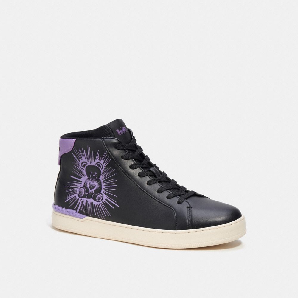 Coach black hotsell high top sneakers