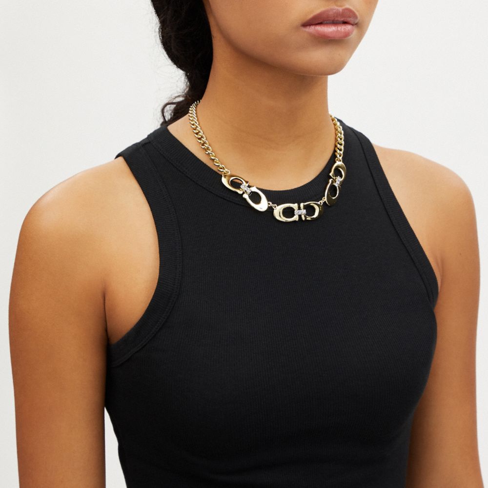 公式】コーチアウトレット | シグネチャー リンク チェーン