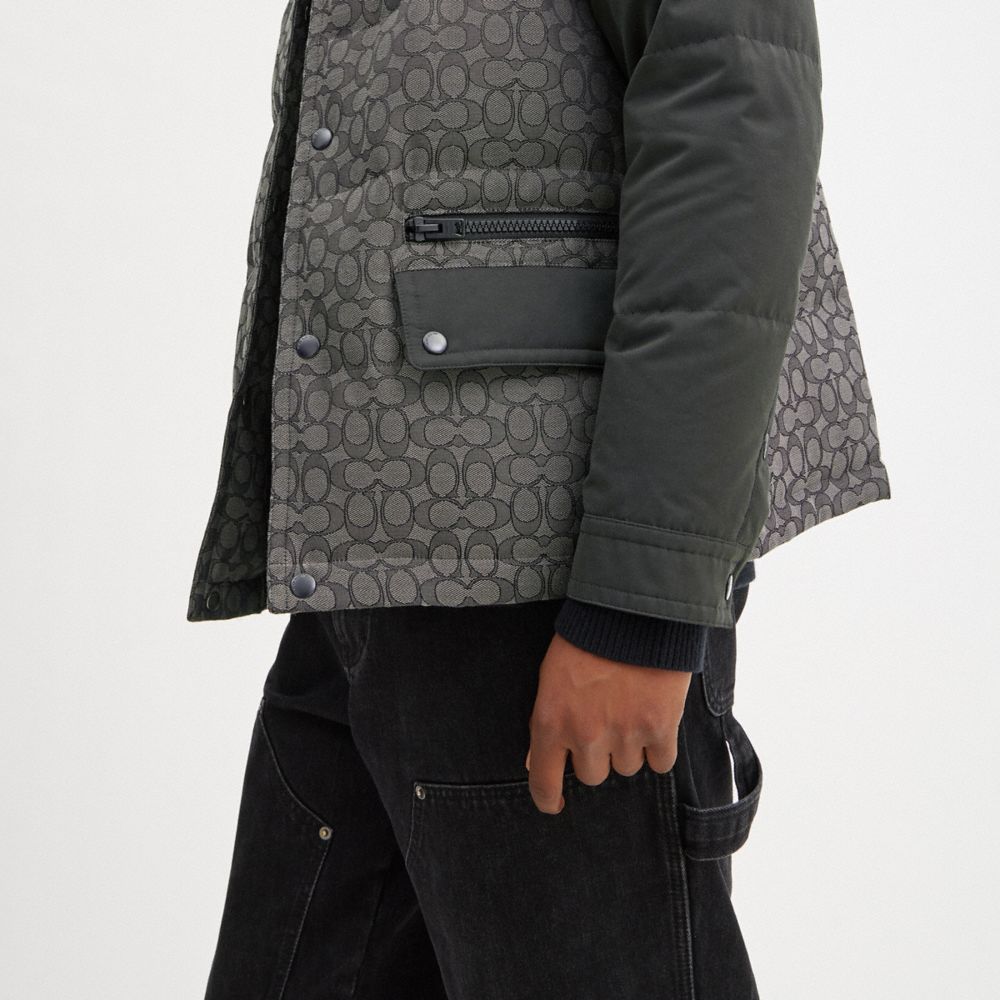 Quilted Coaches Jacket