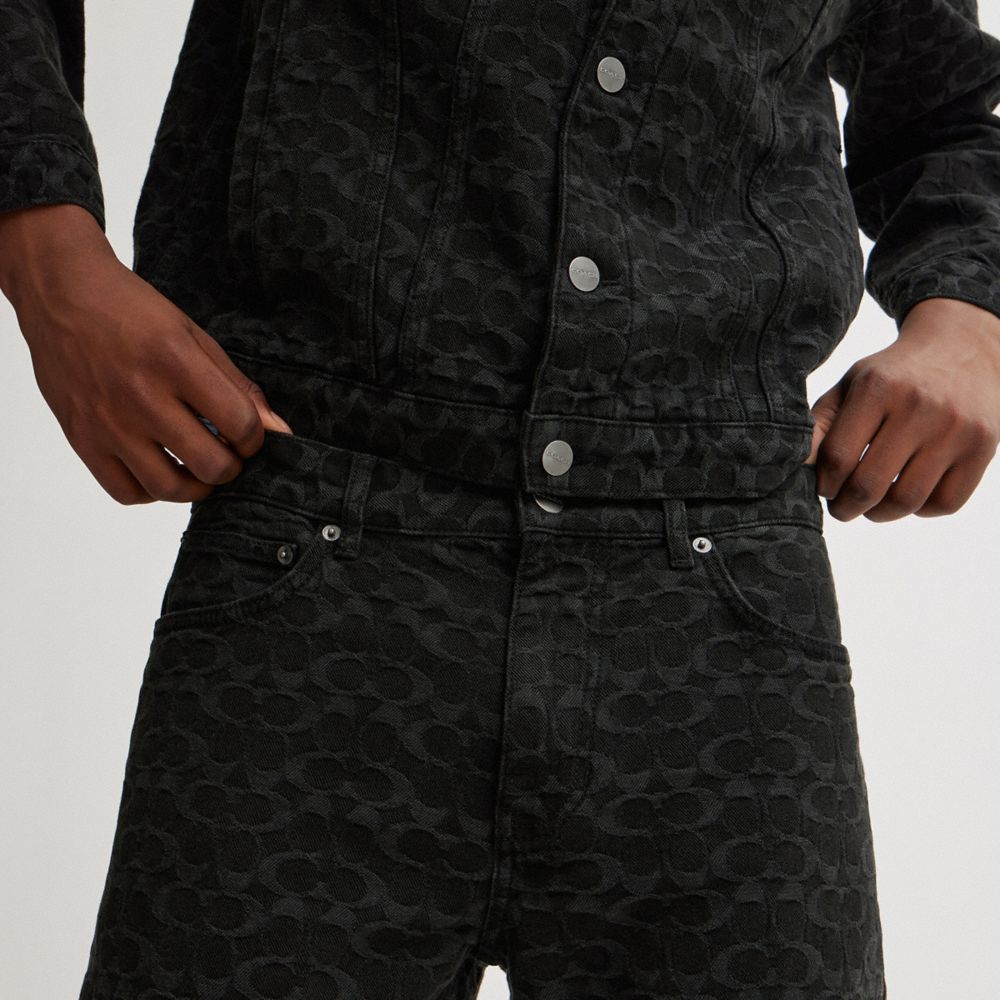 COACH®,Signature Jeans,,Detail View