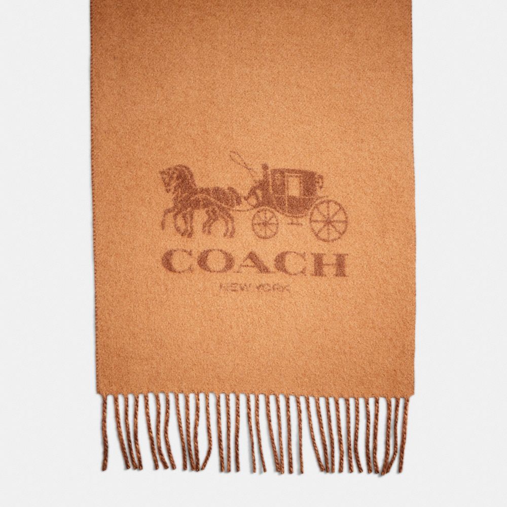 COACH®,Restored Signature Cashmere Scarf,,Closer View