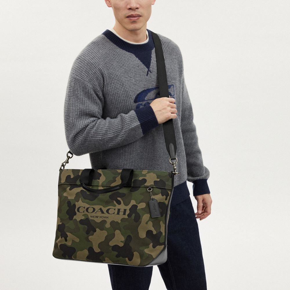 Coach store camouflage tote