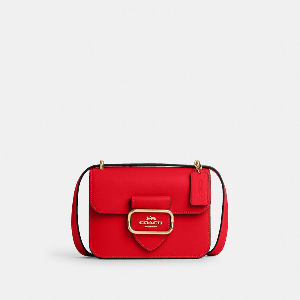 Coach Red Mini Rowan Crossbody In Signature Leather-NWT