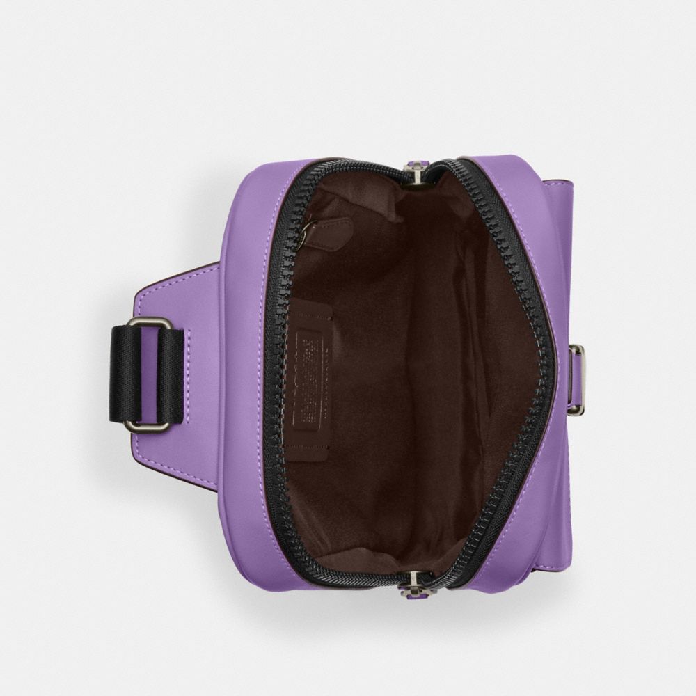 COACH®,Track Pack In Colorblock Signature Canvas,,Inside View,Top View