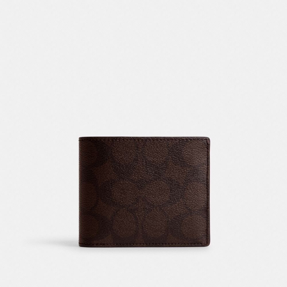 Black men's best sale coach wallet