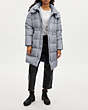 COACH®,MID DOWN PUFFER,Grey,Scale View