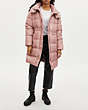 COACH®,MID DOWN PUFFER,Rose,Scale View