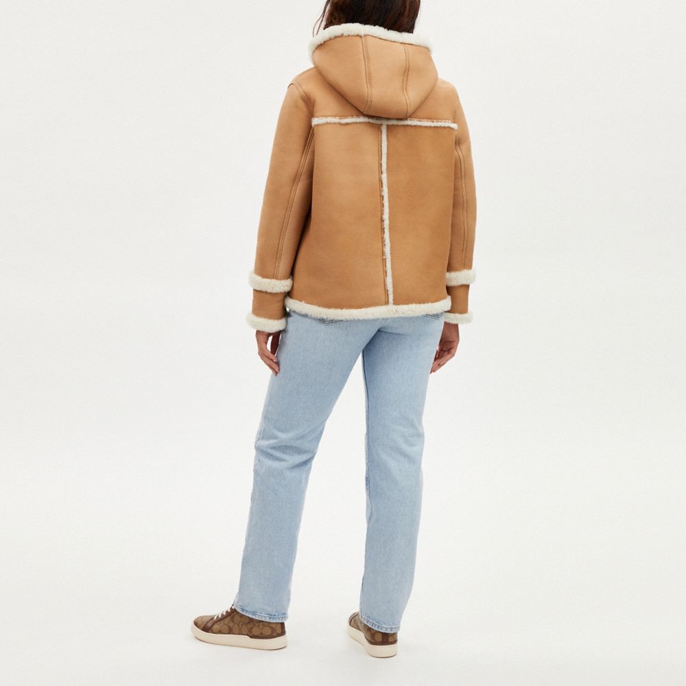 COACH®,ショート シアリング ジャケット,ジャケット&コート,