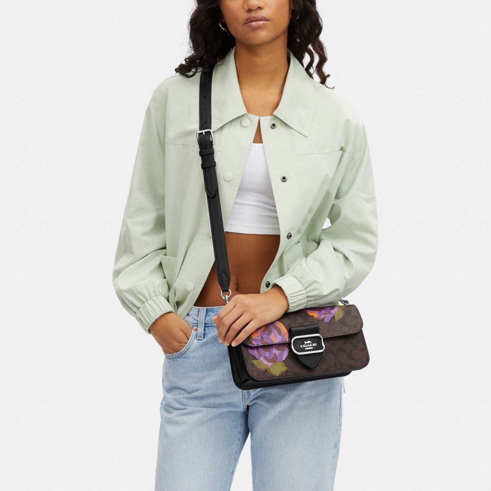 Shop Coach SIGNATURE 2023 Cruise Lori shoulder bag in signature canvas  (C4825) by resuscitation