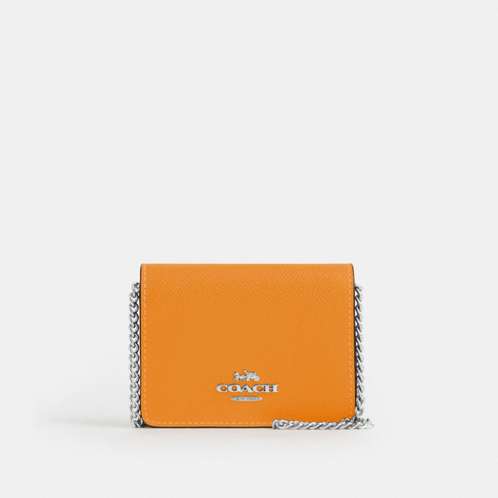 COACH® | Mini Wallet On A Chain In Colorblock