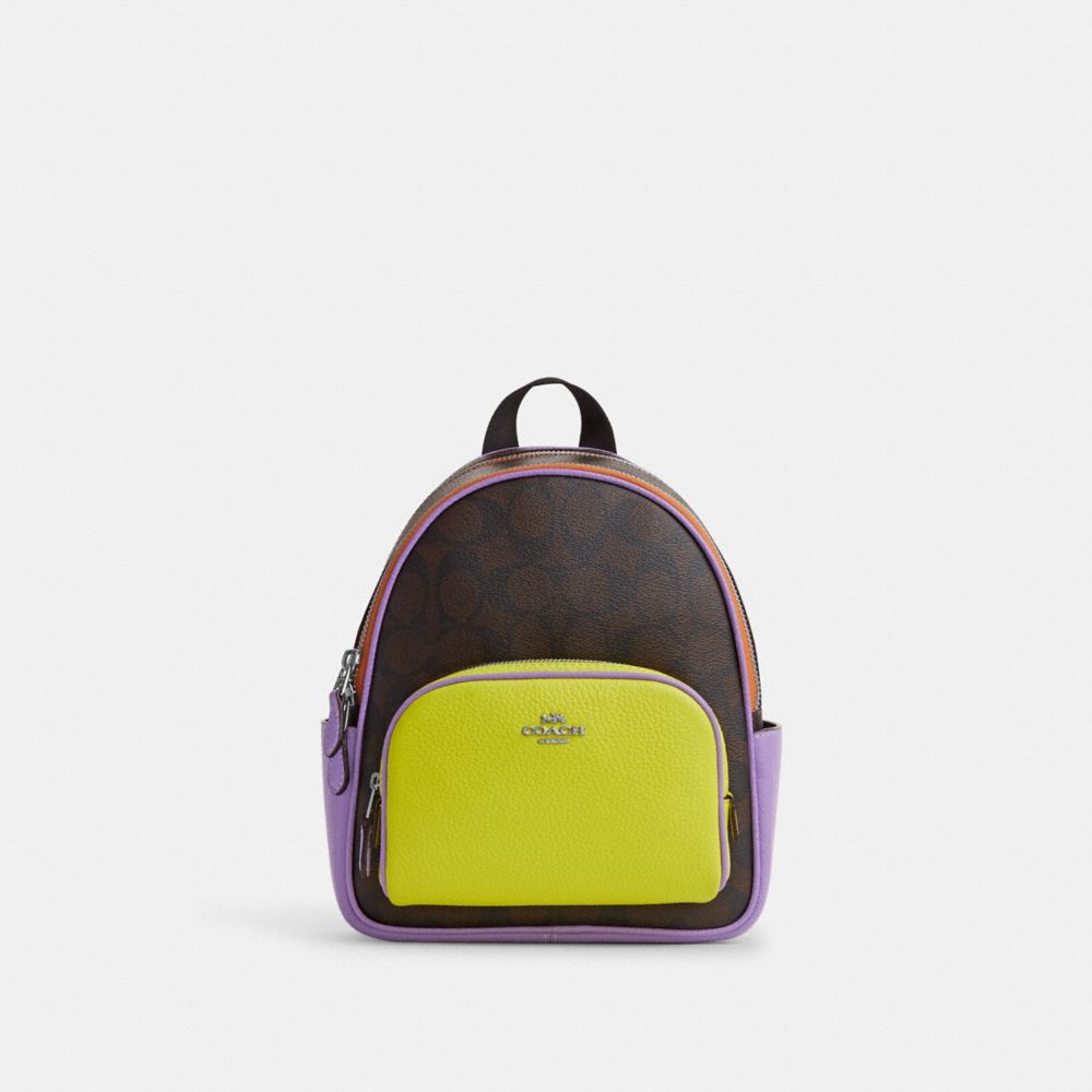 Coach metallic store backpack