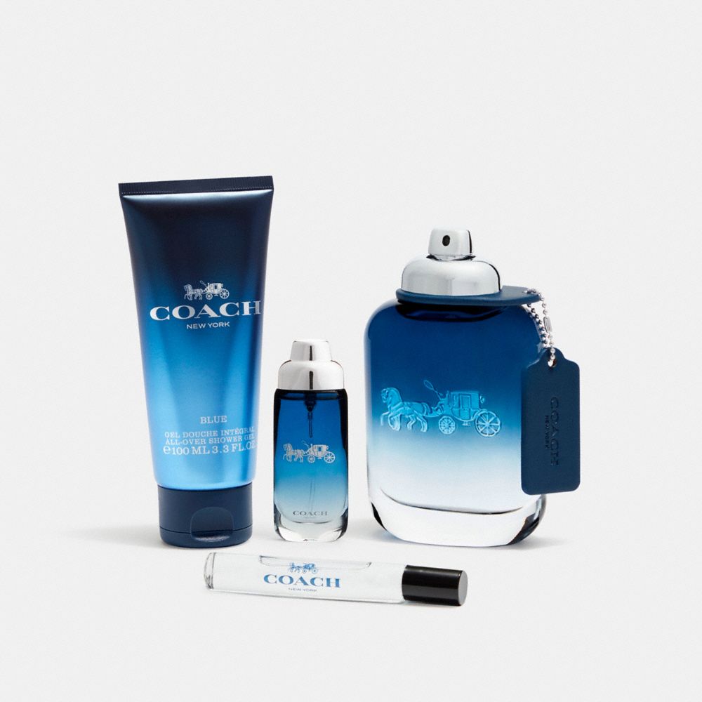 COACH®,COFFRET-CADEAU 3 PIÈCES EAU DE TOILETTE COACH BLUE,Multi,Front View