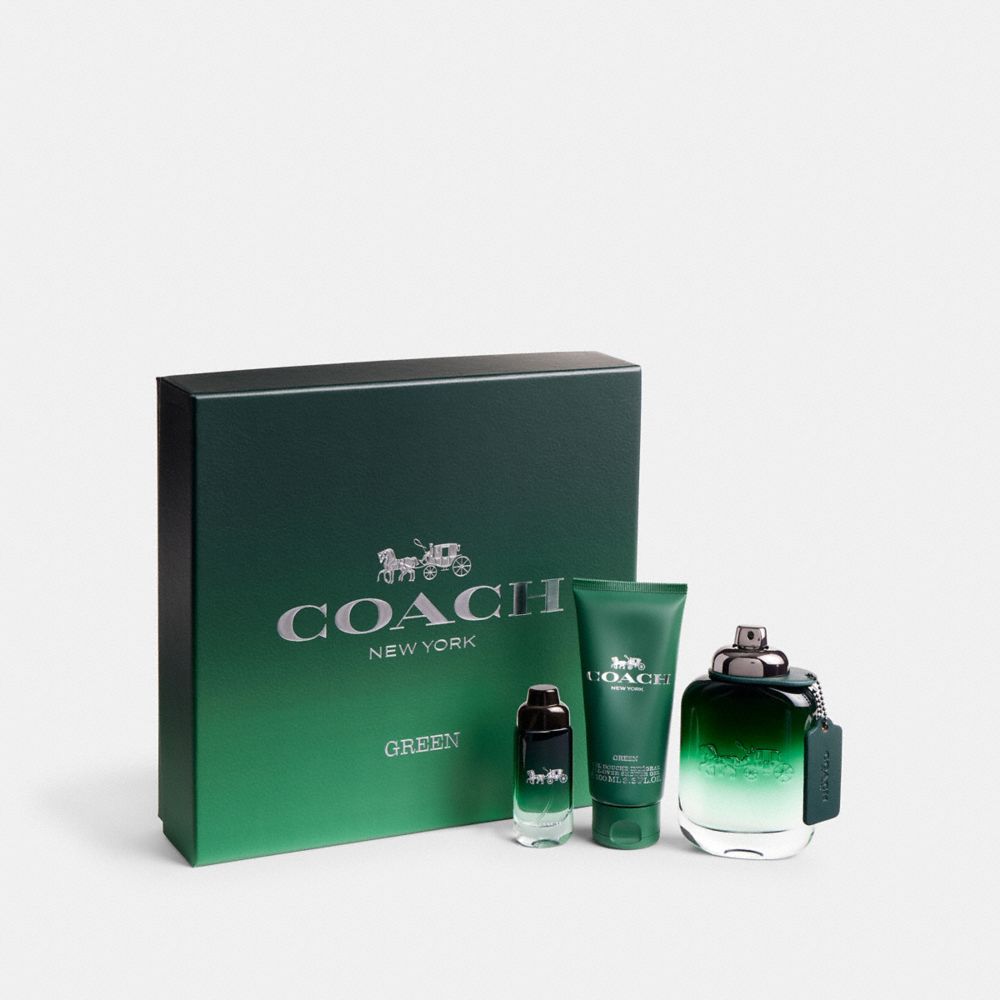 Coach Green Eau De Toilette 3 Piece Gift Set