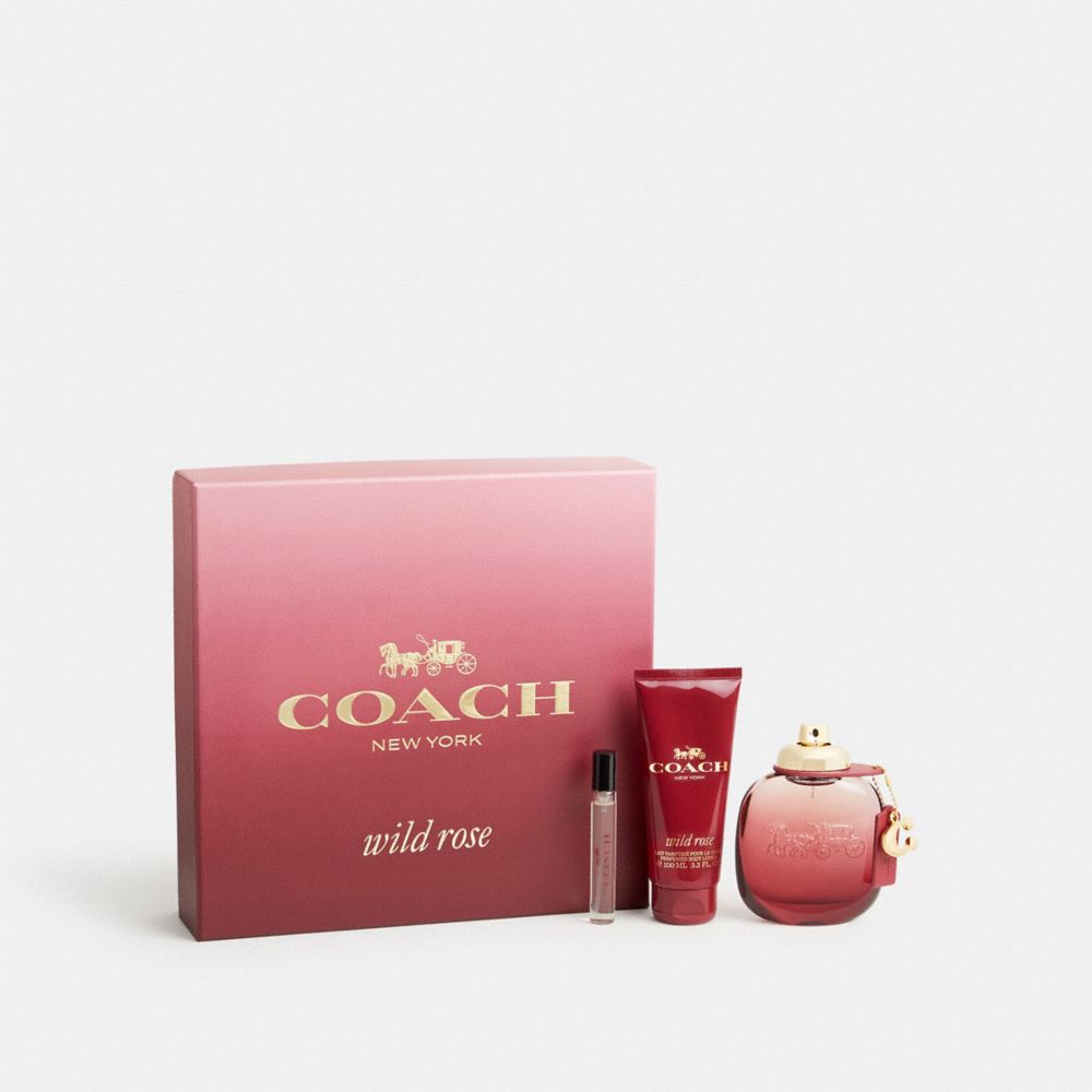 COACH®,WILD ROSE EAU DE PARFUM 3 PIECE GIFT SET,Multi,Front View