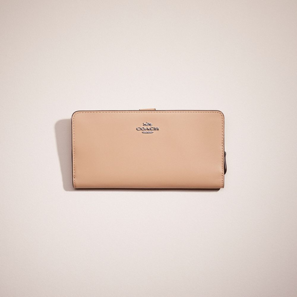 Coach skinny wallet in refined leather new arrivals