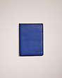 COACH®,RESTORED PASSPORT CASE,Refined Calf Leather,Sport Blue,Front View