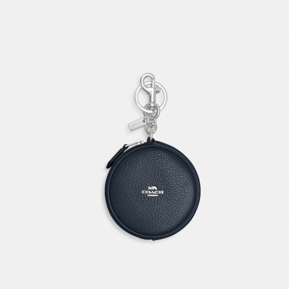 COACH◆クリップ付き バッグチャーム/コイン パース 新品】【未使用】【ショッパー付】COACH コーチ ミニビート