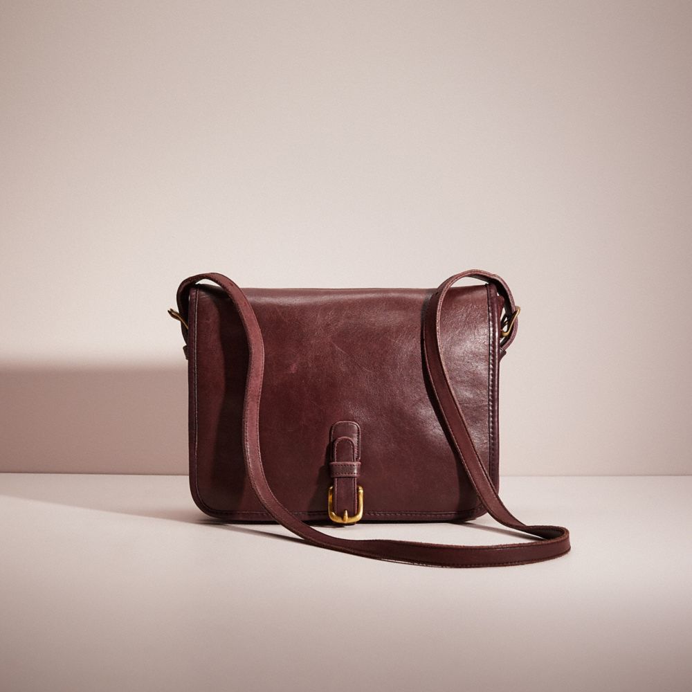 バッグ Vintage Coach Leather Accessory Pouch Vintage Coach New York Chunky Case Leather Makeup Kit Pouch