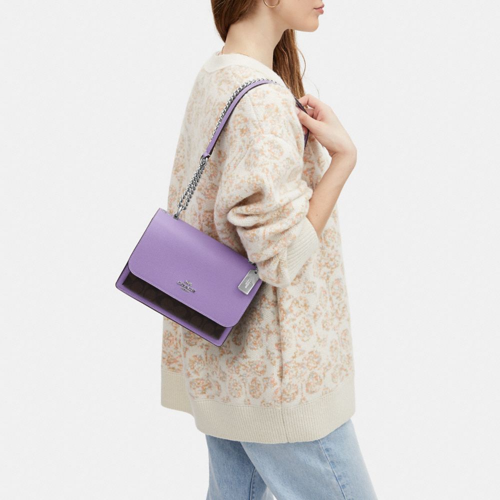 COACH®,Klare Crossbody Bag In Signature Canvas,,Detail View