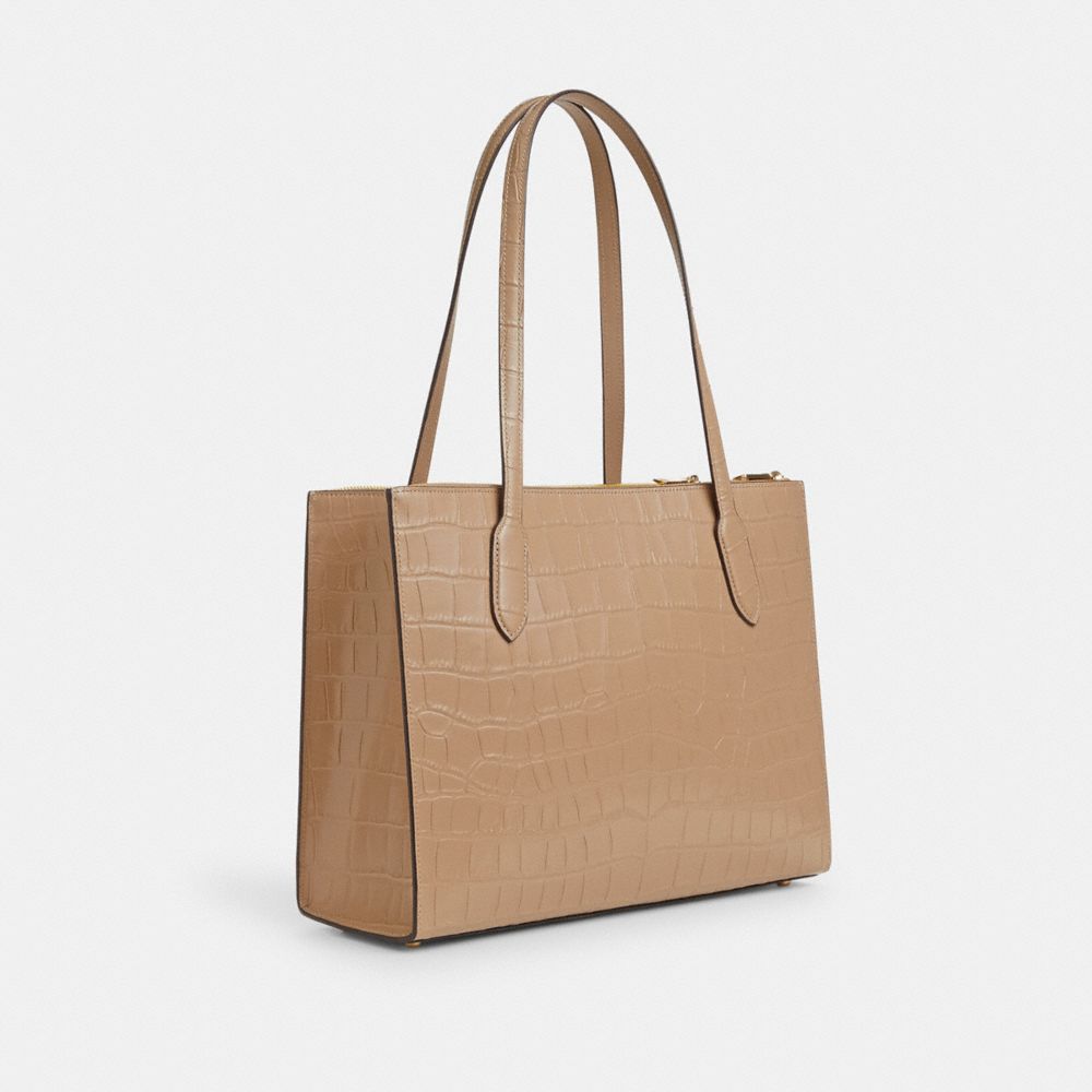 Coach soft leather discount tote