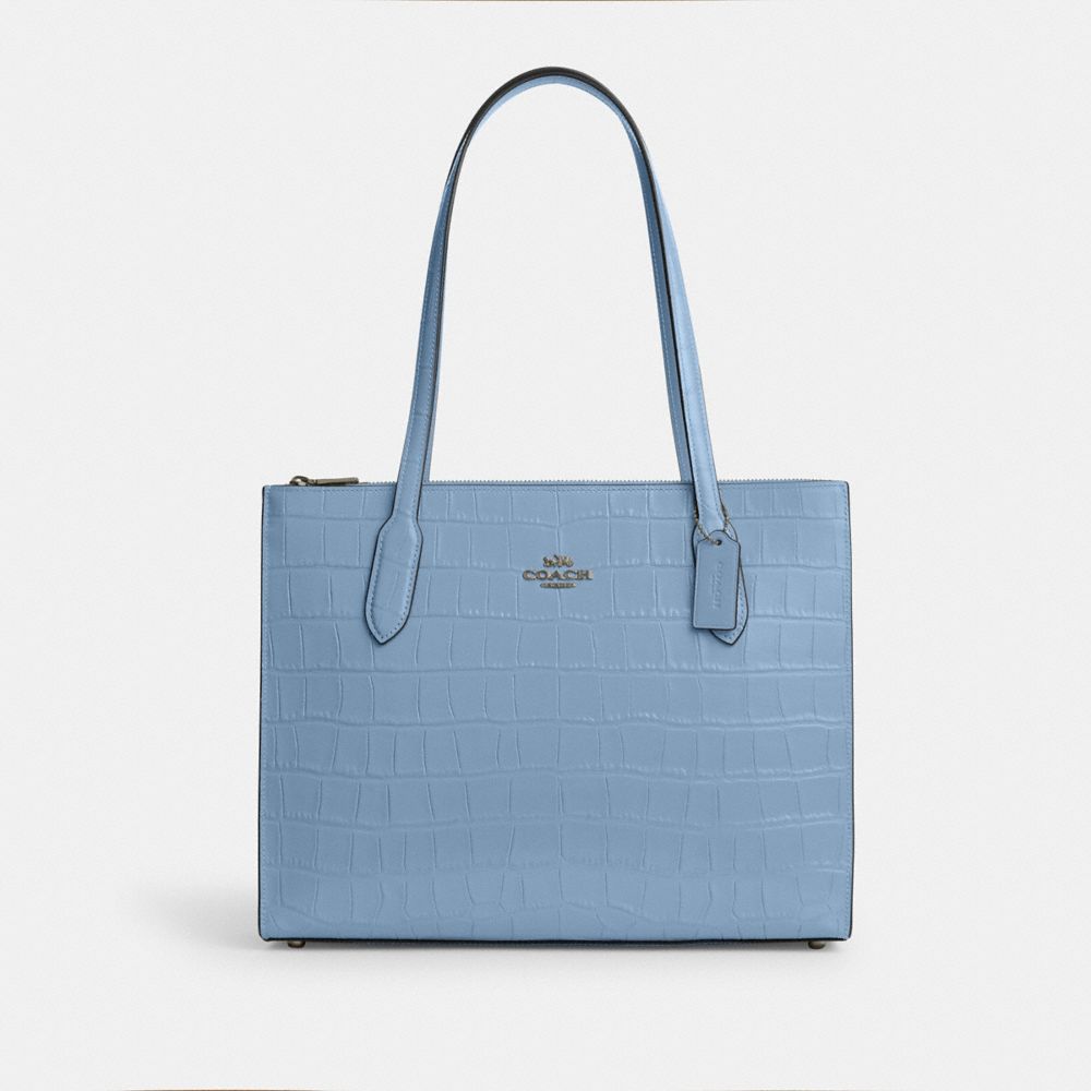 Gunmetal Cornflower Nina Tote Bag