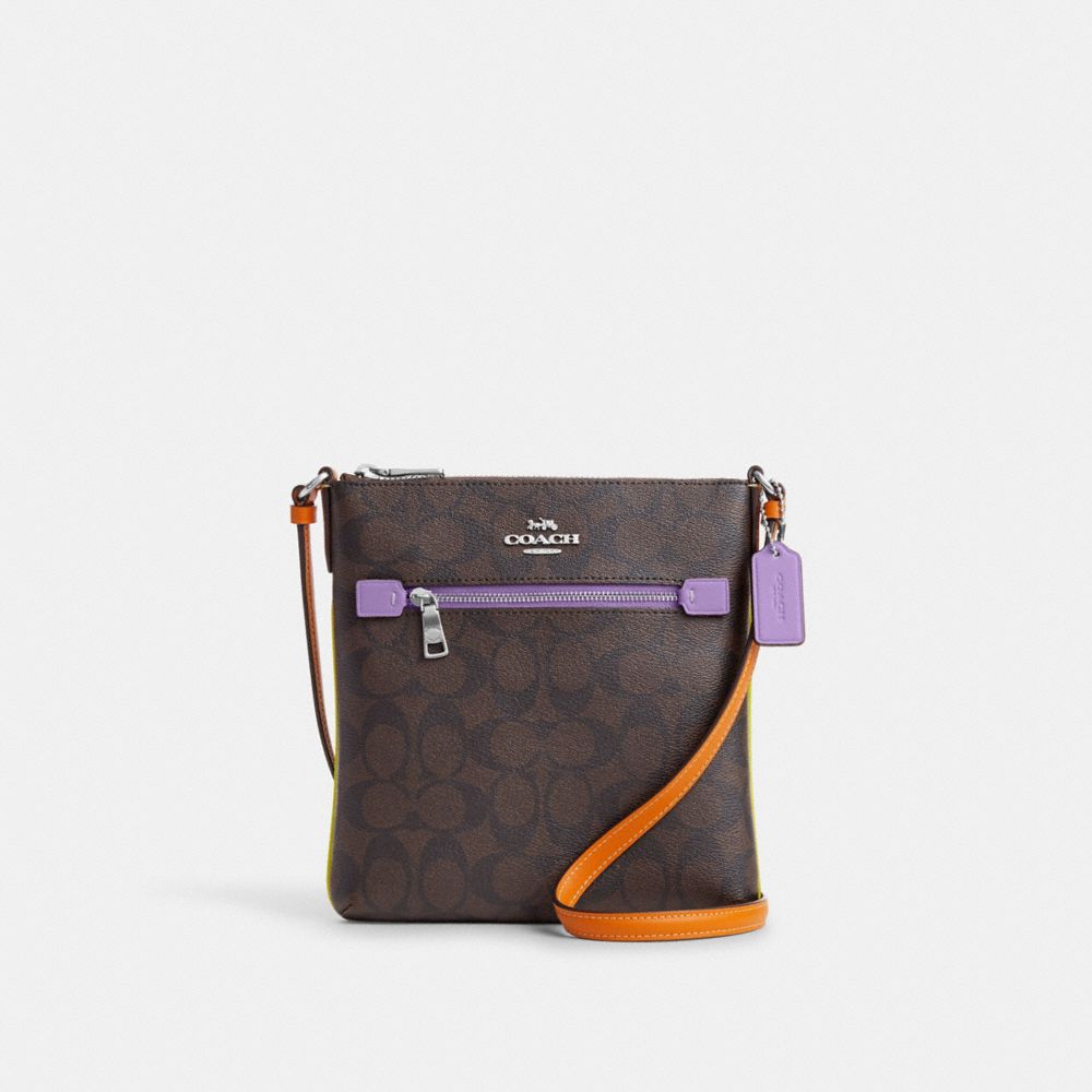 Mini Rowan Crossbody In Colorblock, COACH OUTLET in 2023