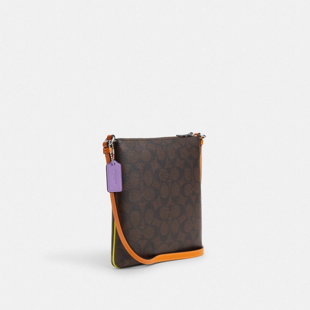 Coach x Disney Card Case Cocoa/Multi in Canvas/Leather - US