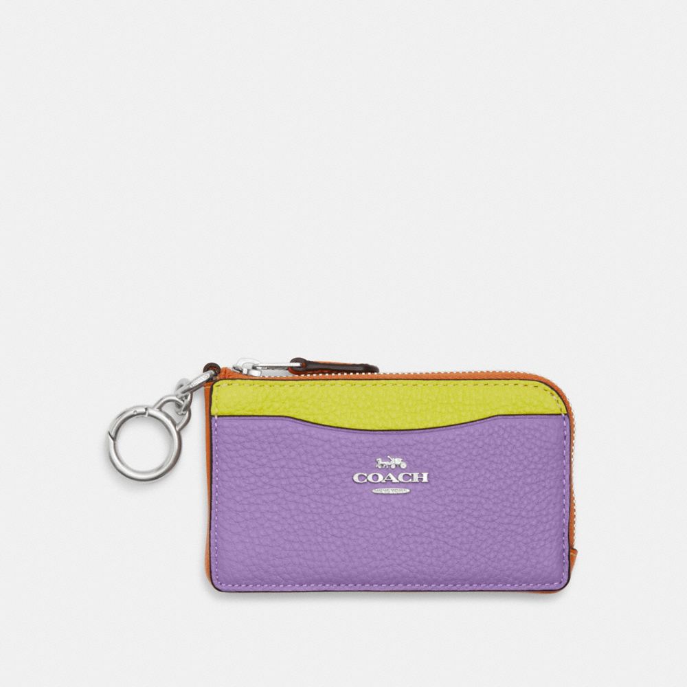 Coach Multifunction Card Case In Colorblock