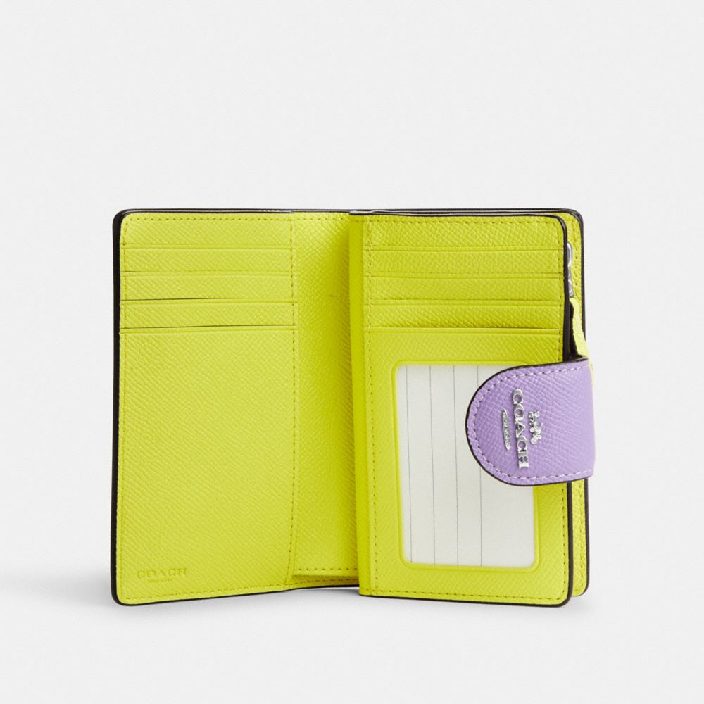 Women's Color Block Leather Wallet