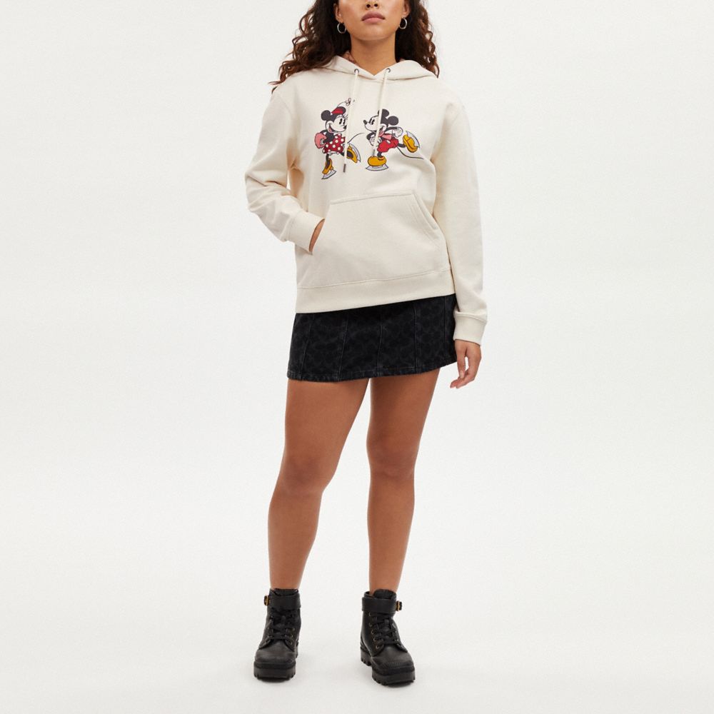 Disney X Coach Ice Skate Motif Hoodie