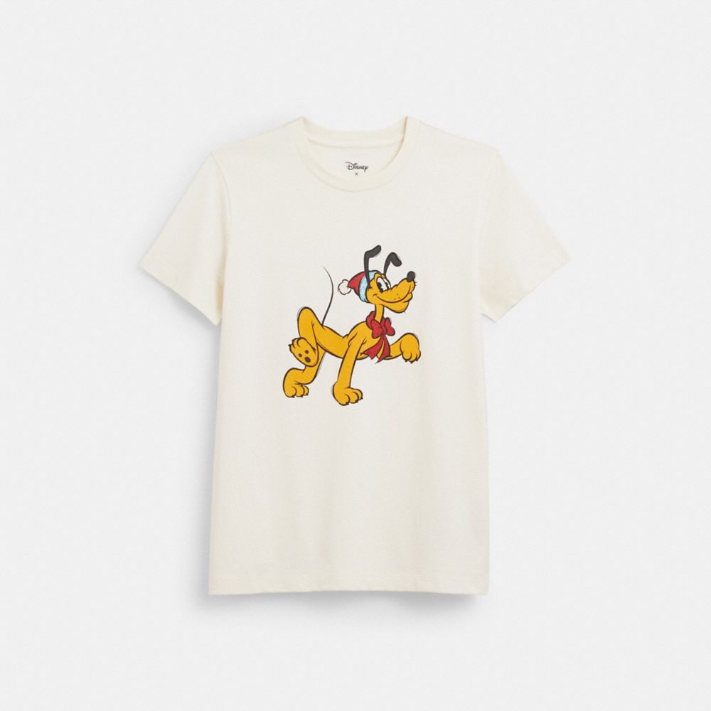 COACH®,【DISNEY X COACH】プルート / Tシャツ,トップス&ワンピース,ｸﾘｰﾑ