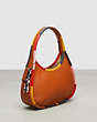 COACH®,Ergo Bag in Upcrafted Leather with Colorful Binding,Coachtopia Leather,Small,Burnished Amber Multicolor,Angle View