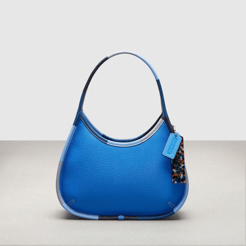 Coach Sky Blue Leather Mini Pochette Coach