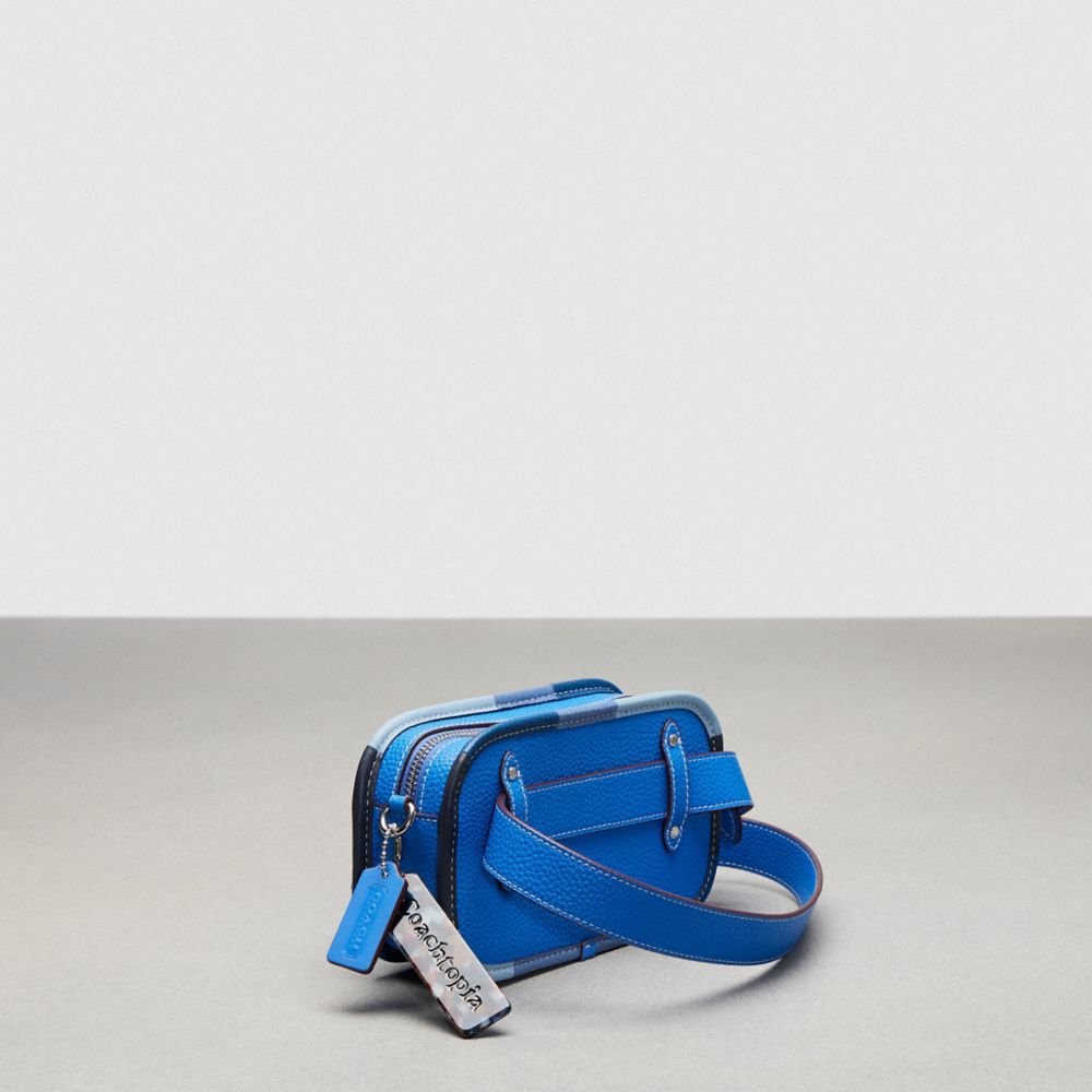 COACH®,Crossbody Belt Bag In Coachtopia Leather With Colorful Binding,,Angle View