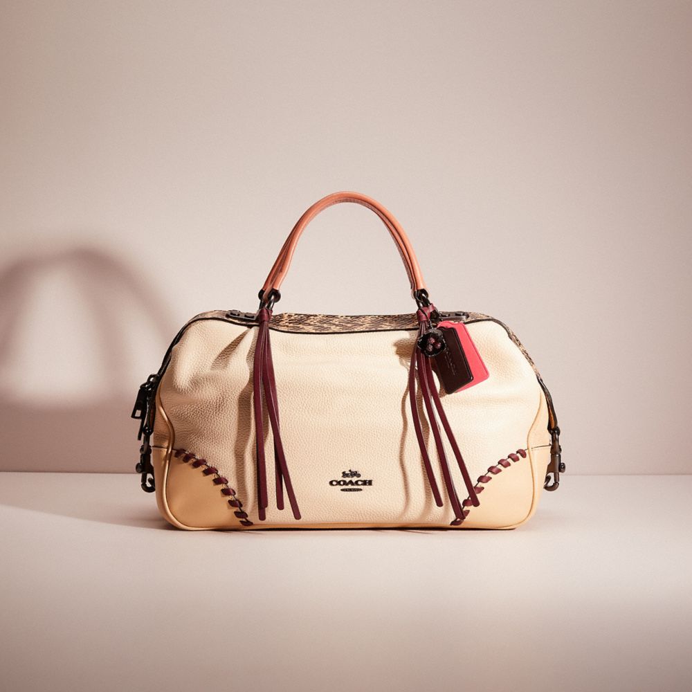 Upcrafted Lane Satchel In Colorblock With Snakeskin Detail | COACH®