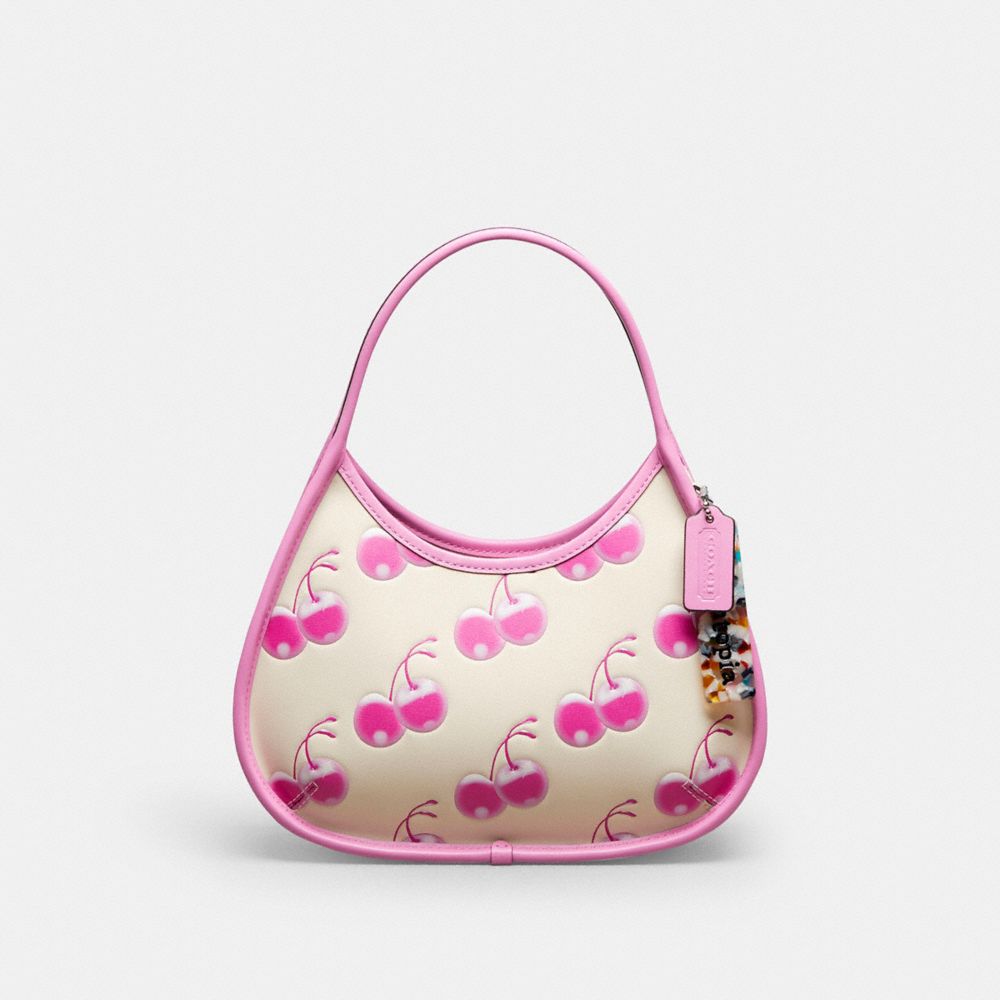 Ergo Bag In Coachtopia Leather With Cherry Print