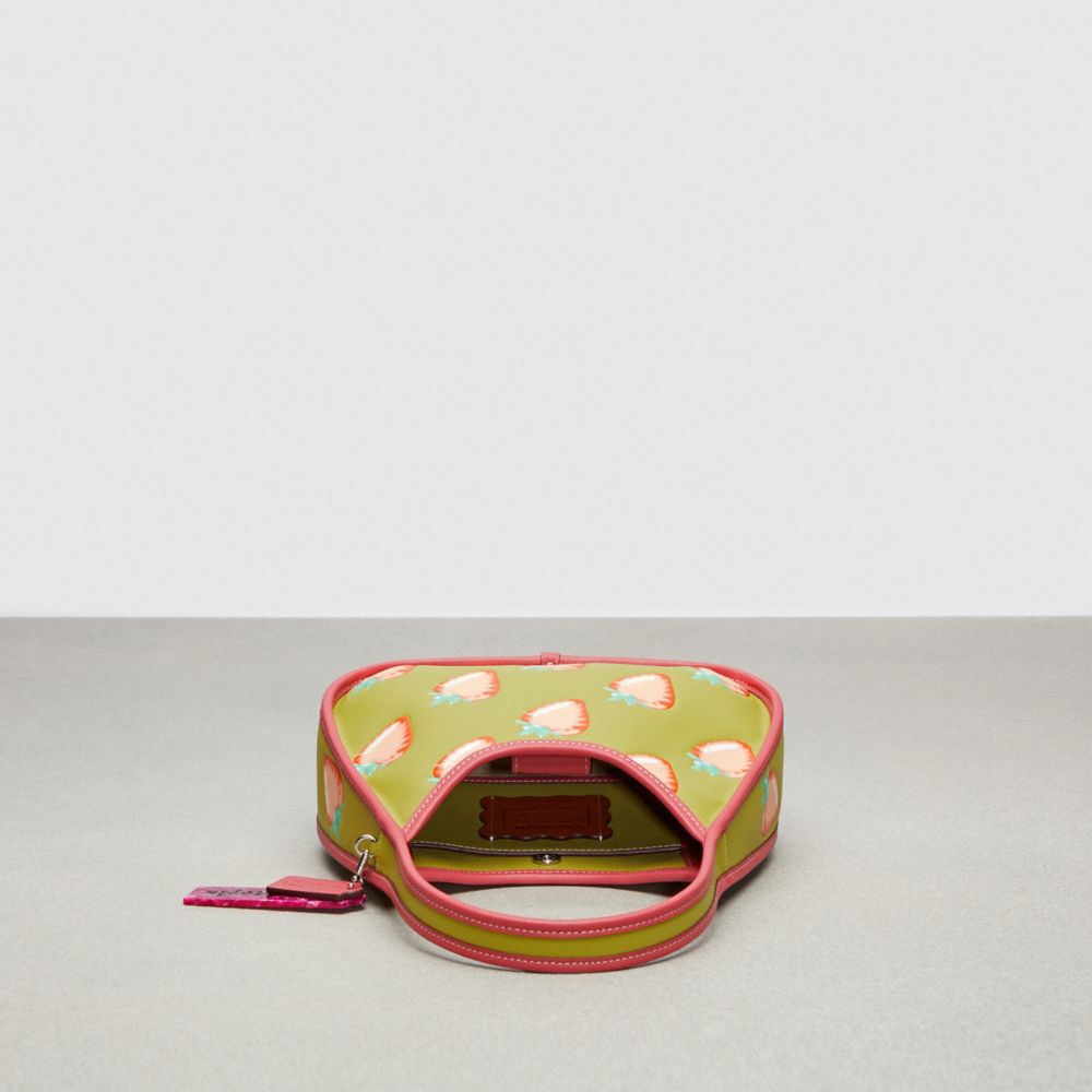 COACH®,Ergo Bag In Coachtopia Leather With Strawberry Print,,Inside View,Top View