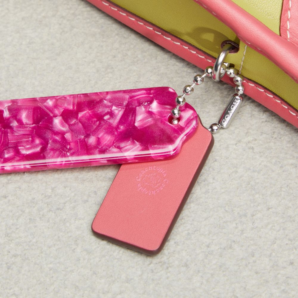 COACH®,Ergo Bag In Coachtopia Leather With Strawberry Print,,Detail View