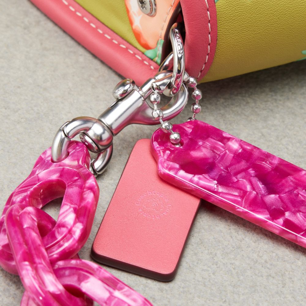 COACH®,Wavy Dinky Bag In Coachtopia Leather With Strawberry Print,,Group View
