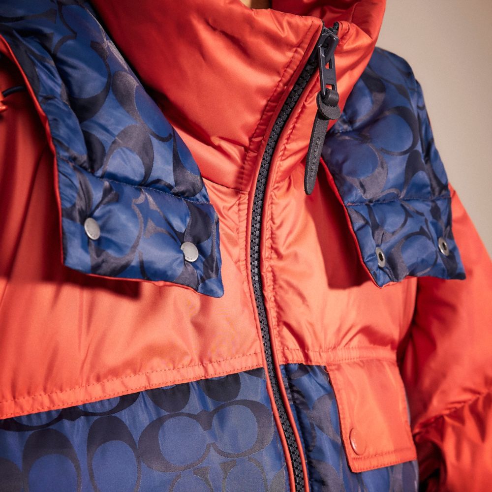 Restored Signature Hooded Puffer Jacket