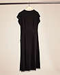 COACH®,RESTORED SHORT SLEEVE DRESS,Black,Back View