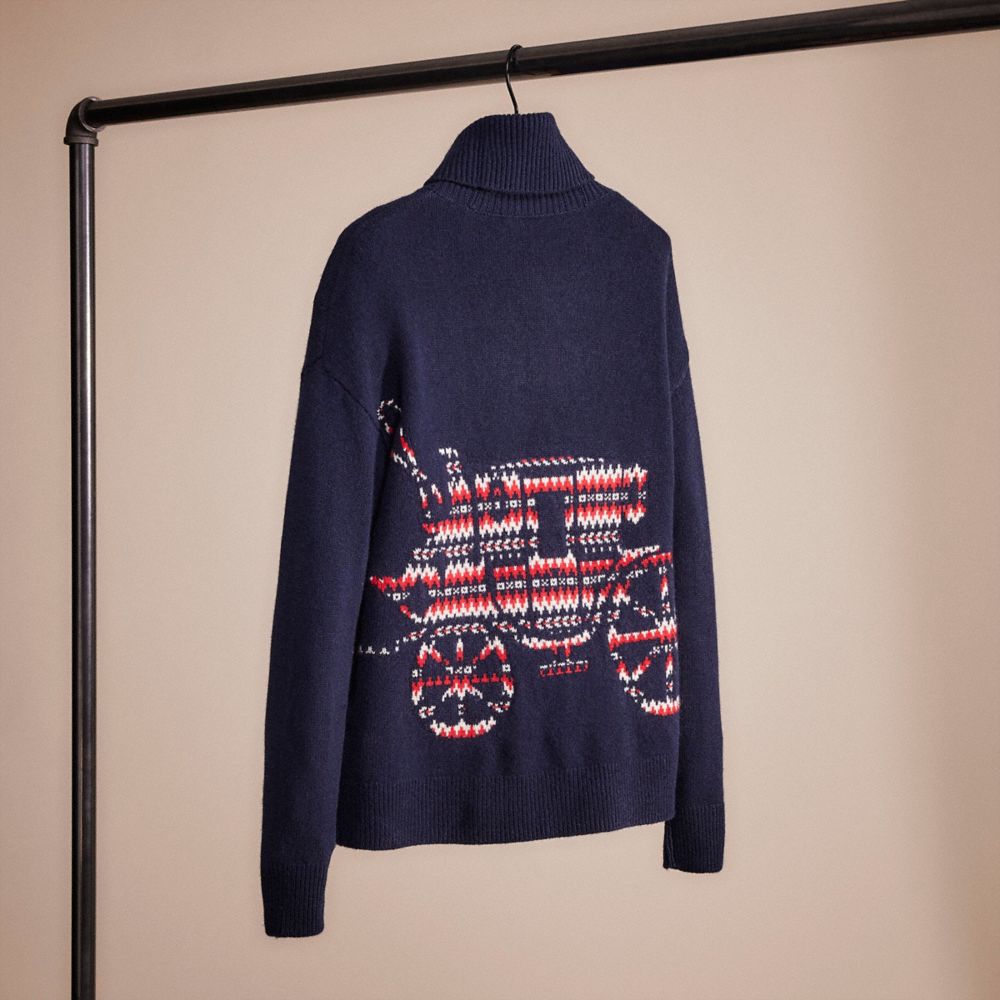 Coach on sale cashmere sweater