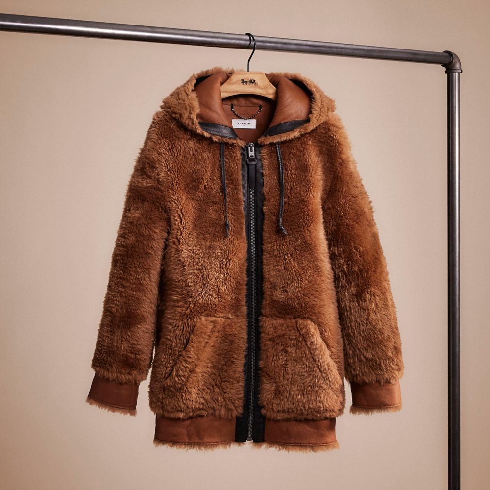 COACH Restored Shearling Hoodie